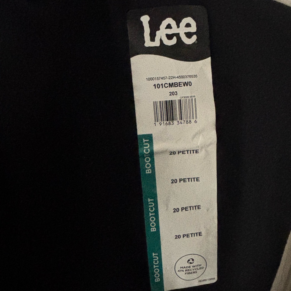Lee Classic Black Bootcut Jeans